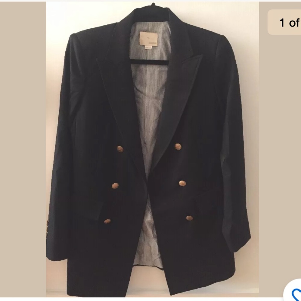 Boy Band Of Outsiders Navy Blazer Jacket Sz 1